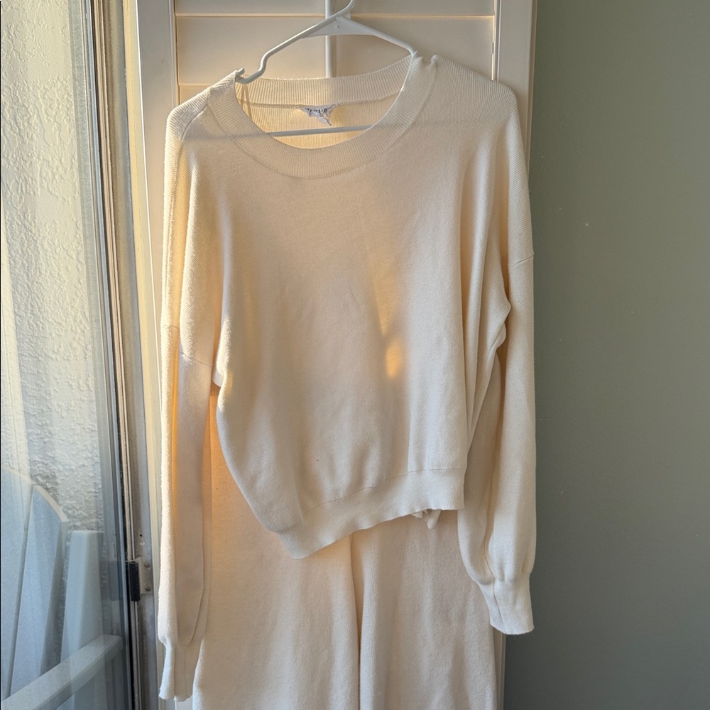 Olive & Oak Cream Sweater Set